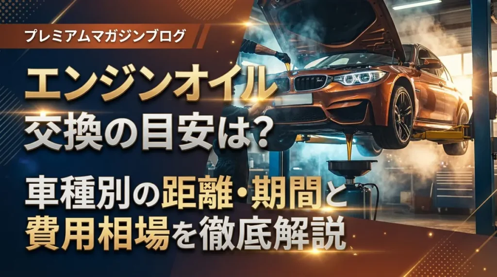 エンジンオイル交換の目安は？車種別の距離・期間と費用相場を徹底解説