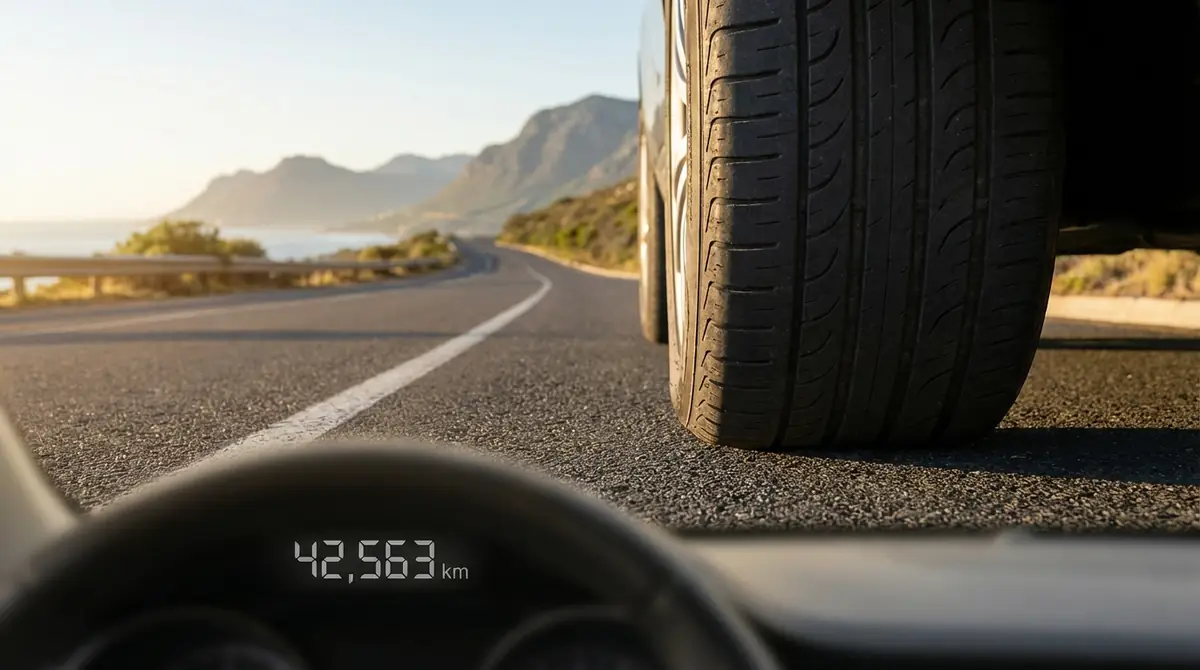 判断基準②走行距離｜3〜5万kmがタイヤ交換時期の目安