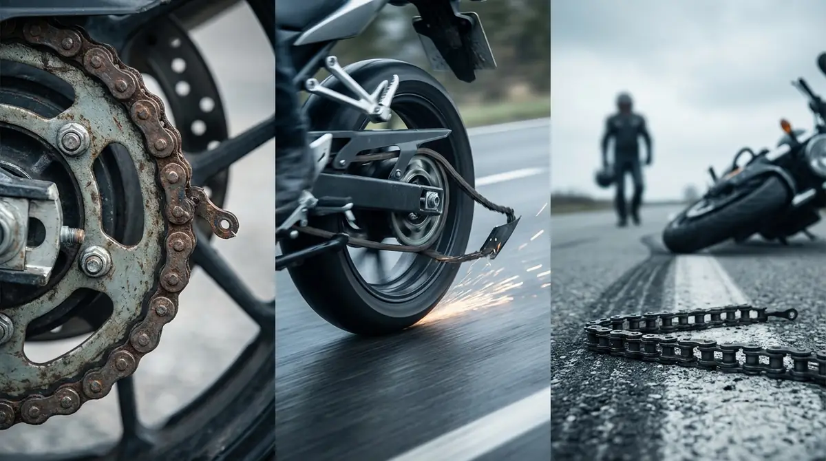 バイクチェーンの交換時期を放置すると起きる3つのリスク