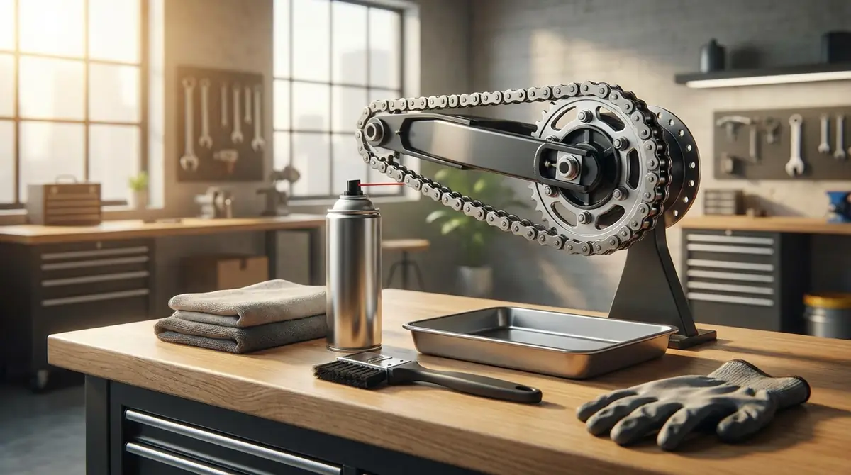 バイクのチェーン注油に必要な道具と準備物