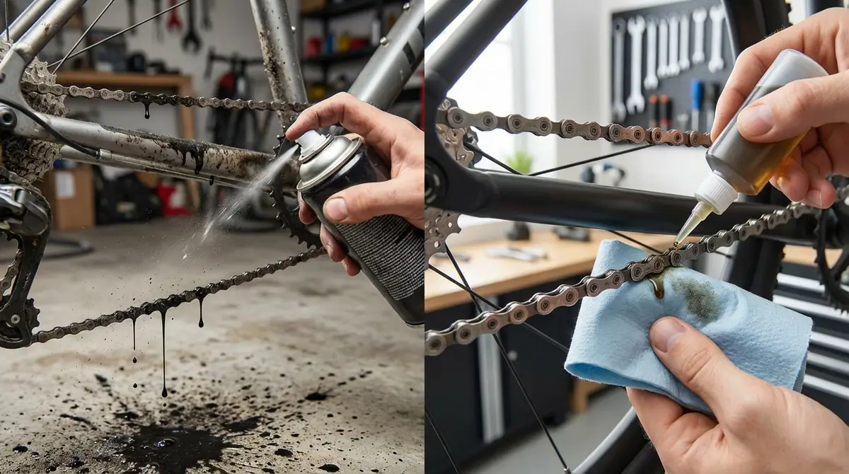 初心者がやりがちなチェーン注油の失敗と対策