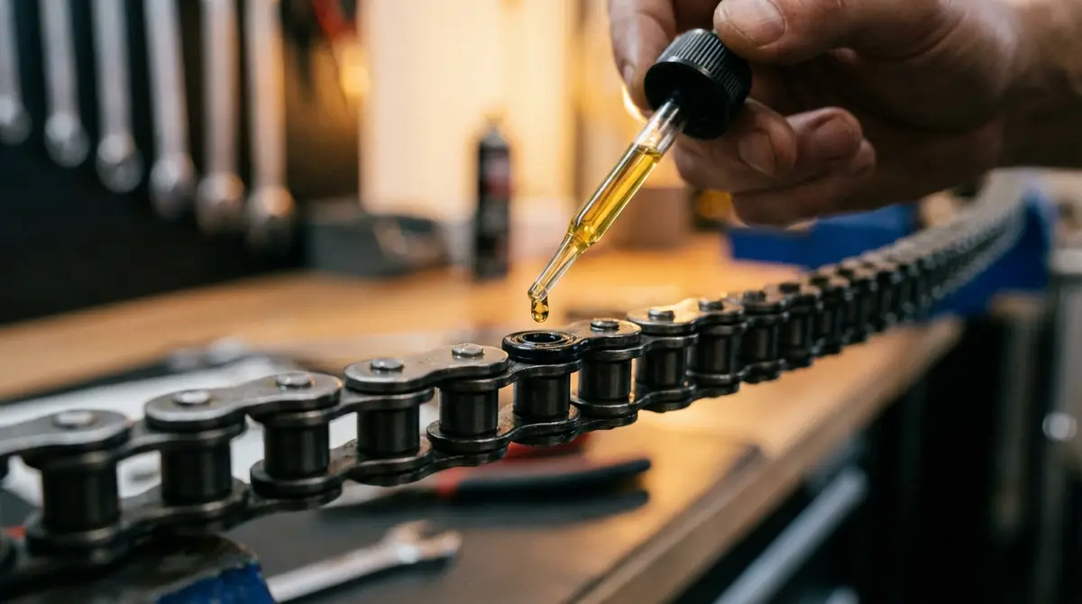 シールチェーンへの注油で注意すべきポイント
