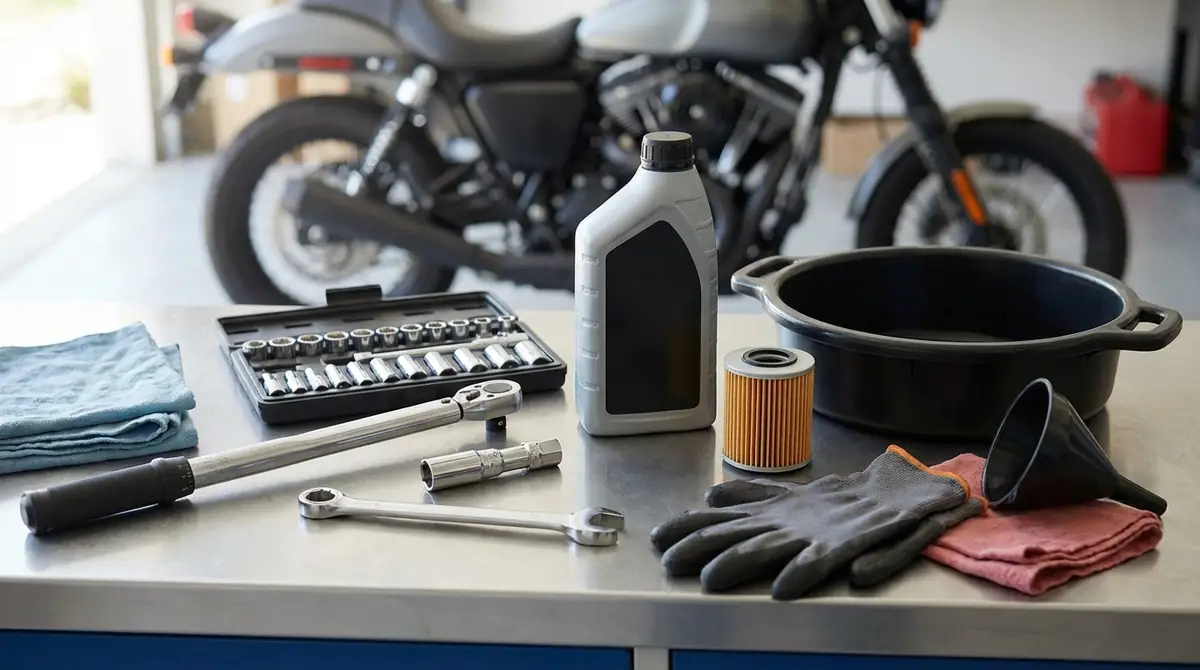バイクのオイル交換に必要な工具・準備物チェックリスト