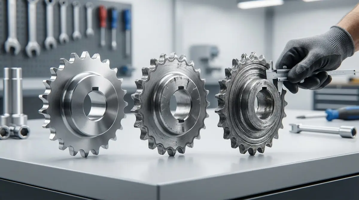 スプロケットの摩耗を見分ける3つのチェックポイント