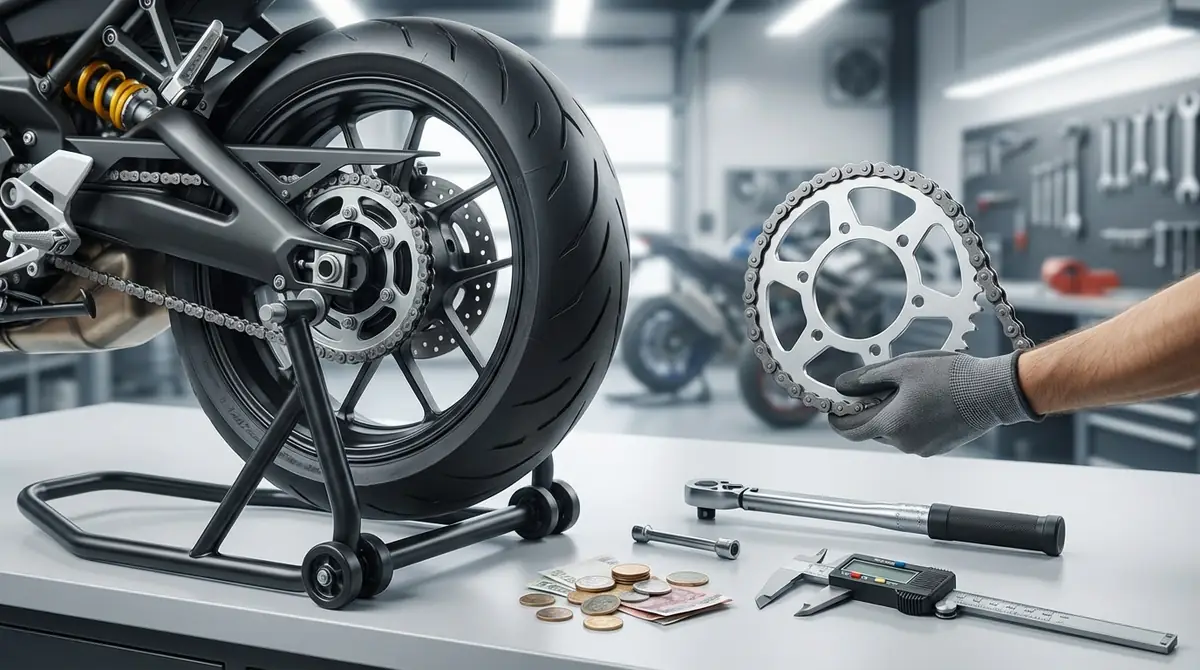 バイクのスプロケット交換にかかる費用の目安