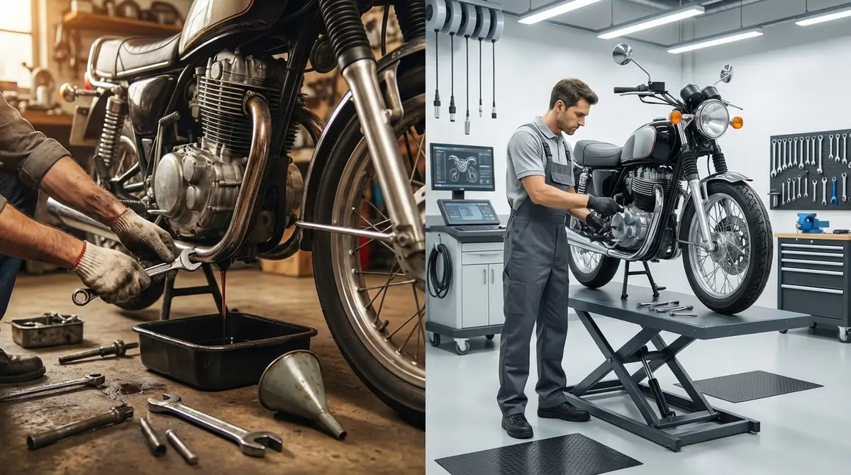 DIY vs ショップ｜バイクのオイル交換はどちらがおすすめ？