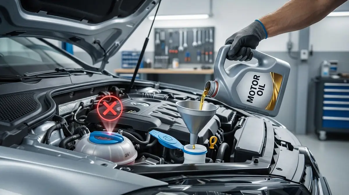 車用オイルを入れてしまった場合の対処法