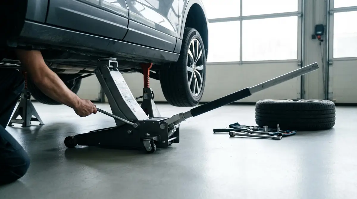 【実践】車のジャッキアップ完全手順10ステップ