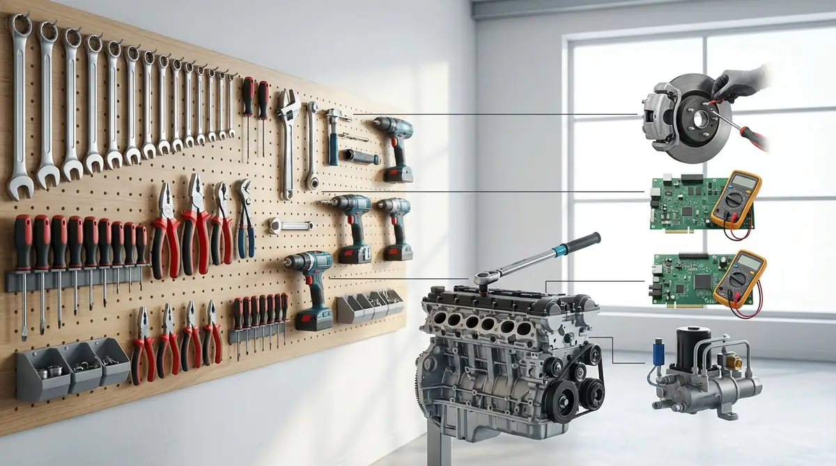 工具で何ができる？整備作業との対応表