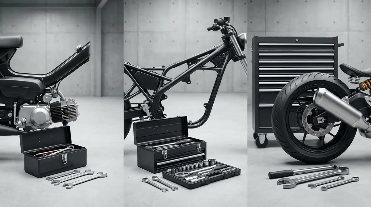 原付・中型・大型で必要な工具は違う？