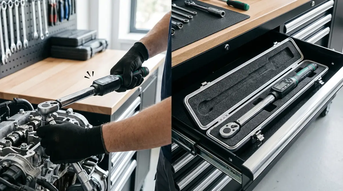 トルクレンチの正しい使い方と保管方法