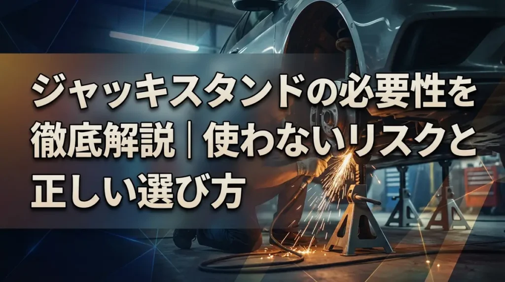 ジャッキスタンドの必要性を徹底解説｜使わないリスクと正しい選び方
