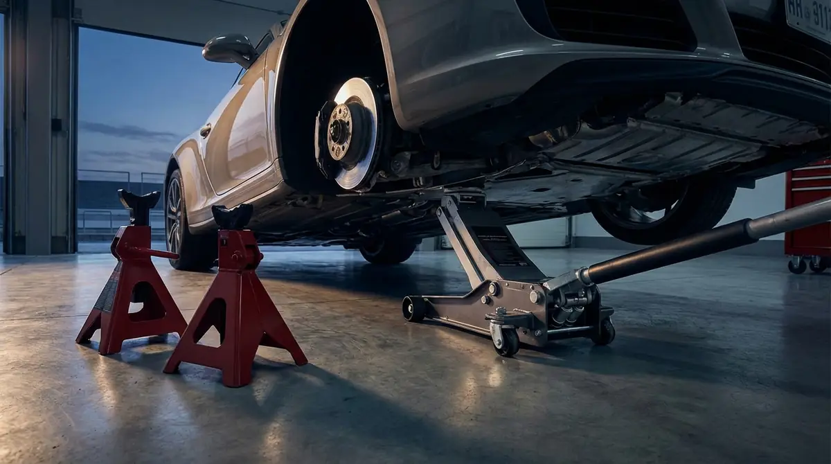 ジャッキスタンドの必要性｜フロアジャッキだけでは危険な3つの理由