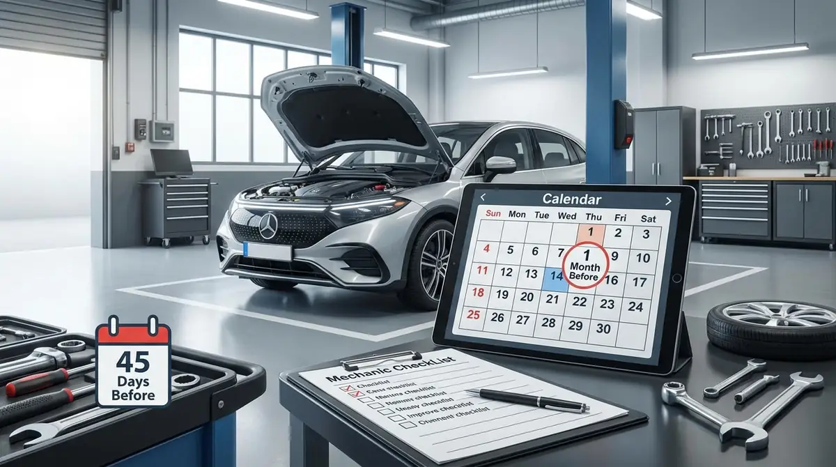 【結論】車検は満了日の1ヶ月前から受けられる（指定工場は45日前）