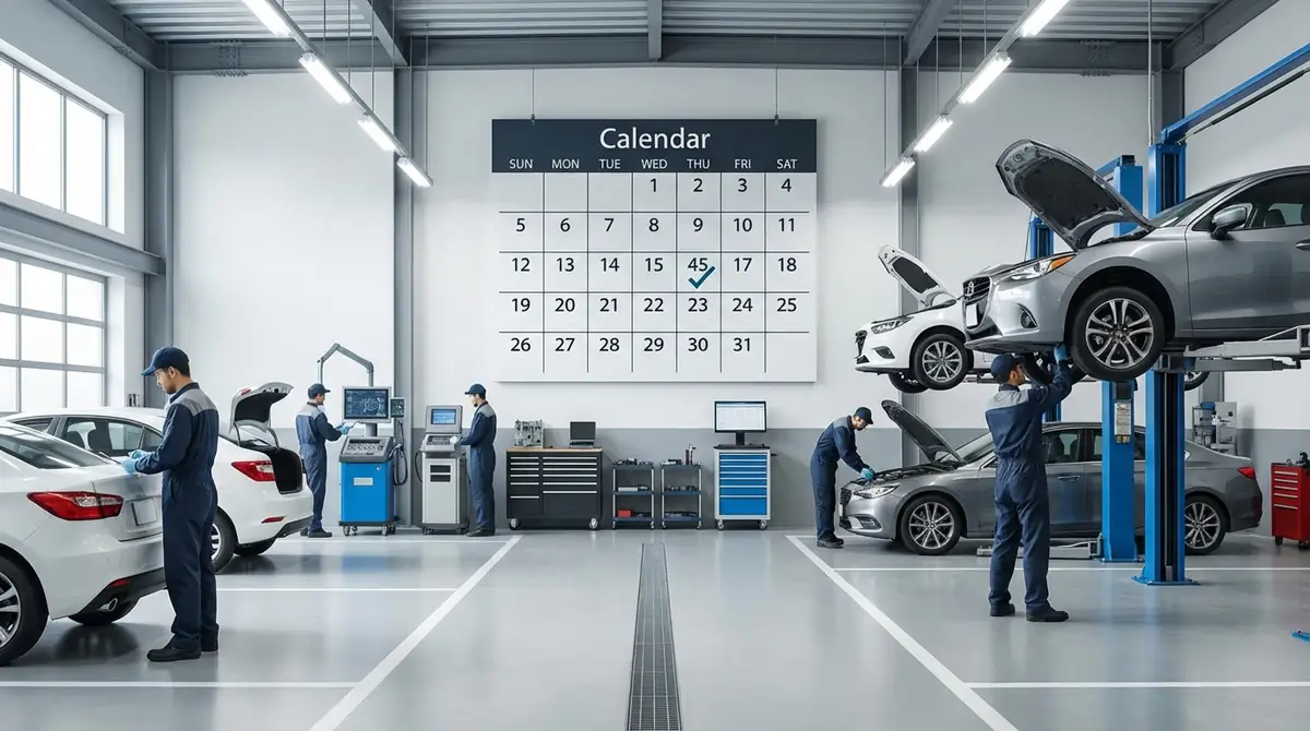 指定工場なら45日前から車検を受けられる