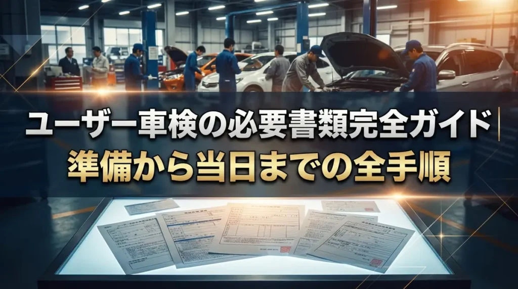 ユーザー車検の必要書類完全ガイド｜準備から当日までの全手順