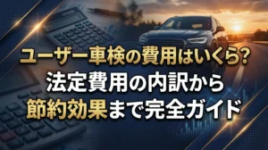 ユーザー車検の費用はいくら？法定費用の内訳から節約効果まで完全ガイド