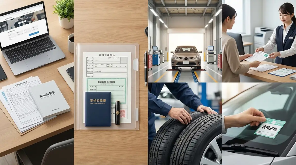 ユーザー車検の流れと必要書類【5ステップで解説】