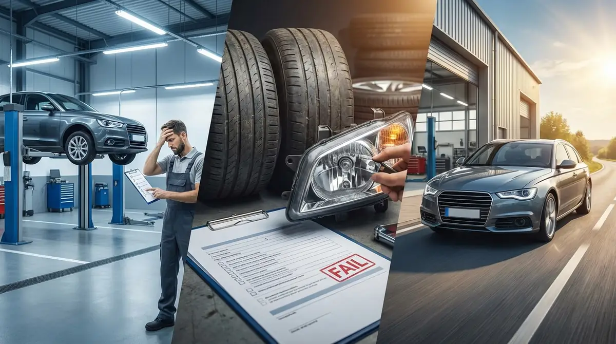 車検に落ちたらどうする？再検査の流れと対処法