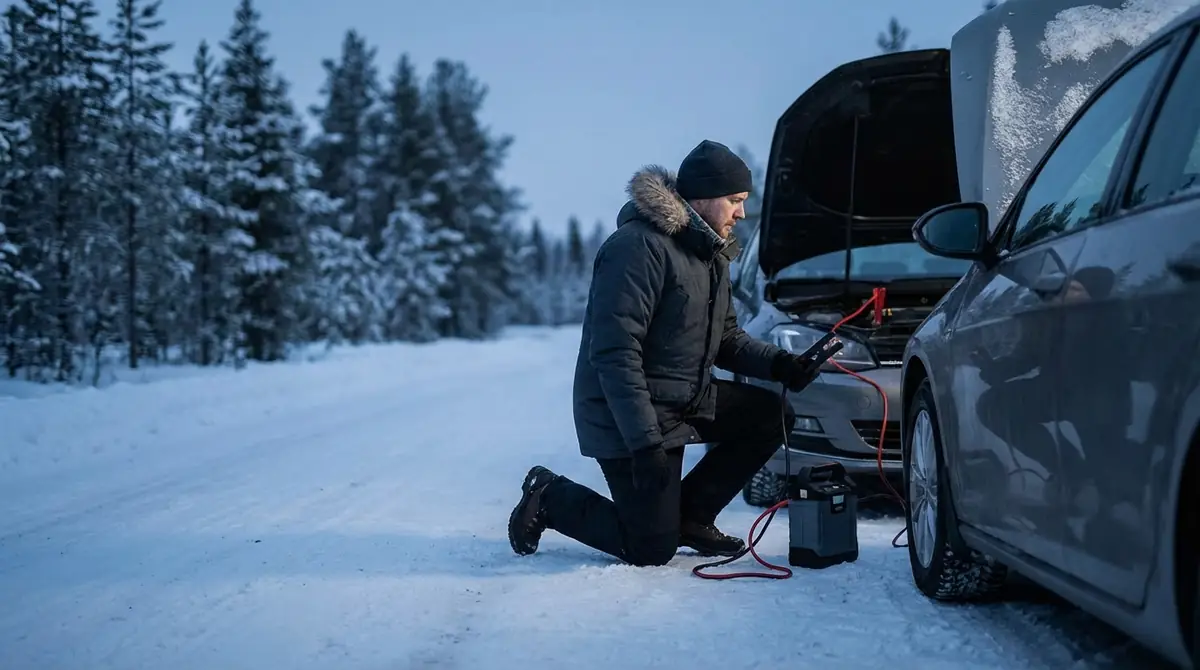 【緊急】冬にエンジンがかからない時の応急処置3ステップ
