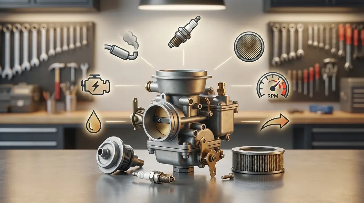 キャブレター不調の代表的な7つの症状【早見表】