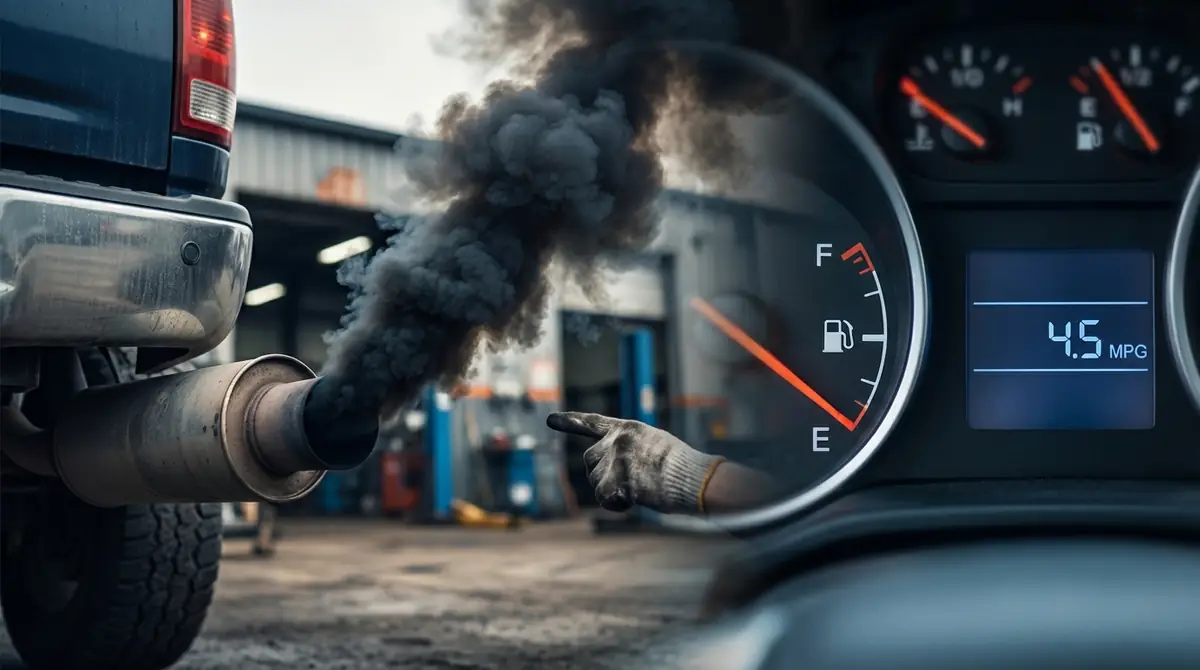 黒煙が出る・燃費が極端に悪い