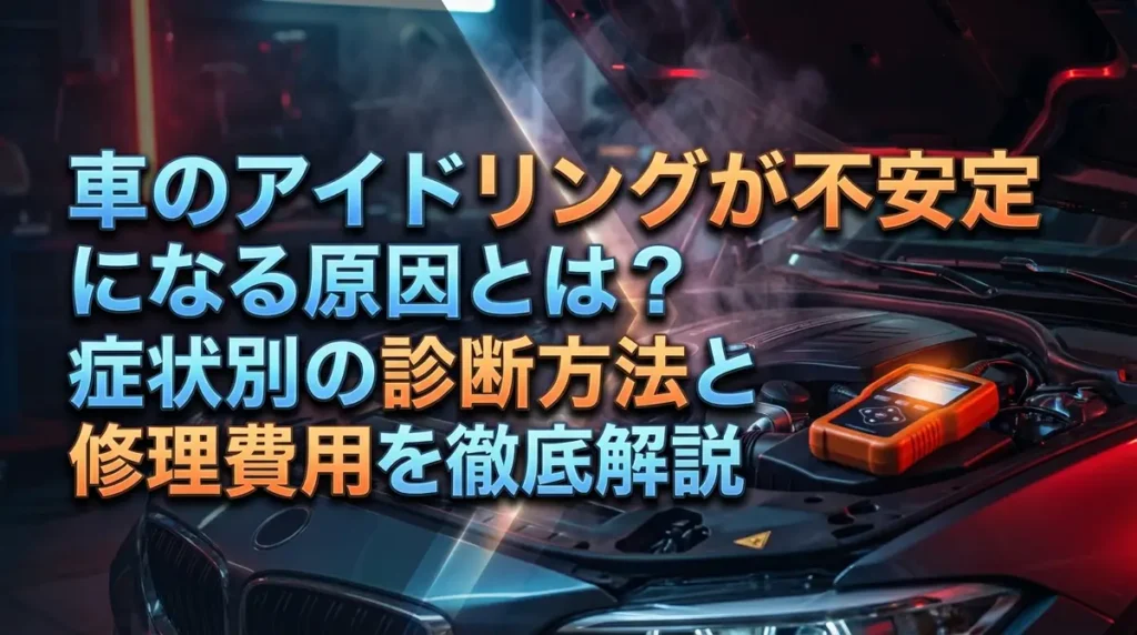 車のアイドリングが不安定になる原因とは？症状別の診断方法と修理費用を徹底解説