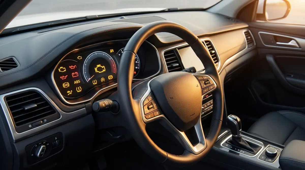 【黄色・オレンジ警告灯一覧】早めに点検すべき15種類の意味と対処法