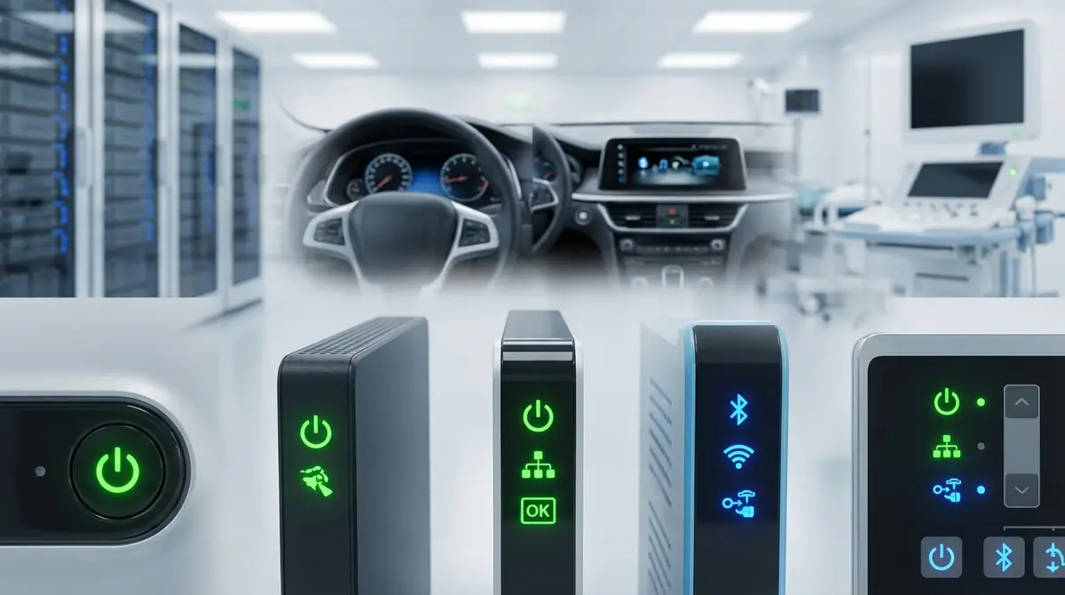 【緑色・青色表示灯一覧】正常作動を示す8種類のマーク