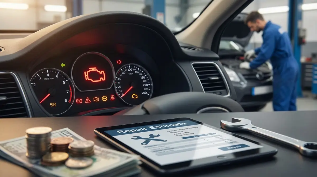 警告灯の修理費用の目安と依頼先